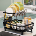 Stainless Steel Dish Rack Organizer (One Set)